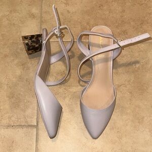 NEW Aldo Tortoise & Lavender Block Heels
